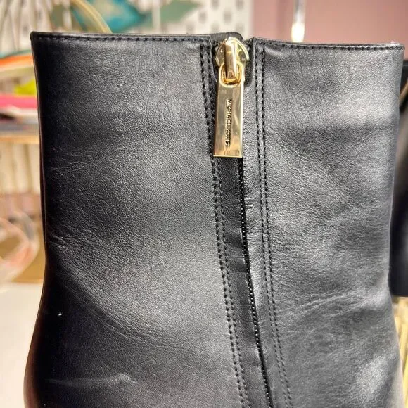 These are the MICHAEL Michael Kors Women's Porter Platform Dress Booties - Picture 5 of 7